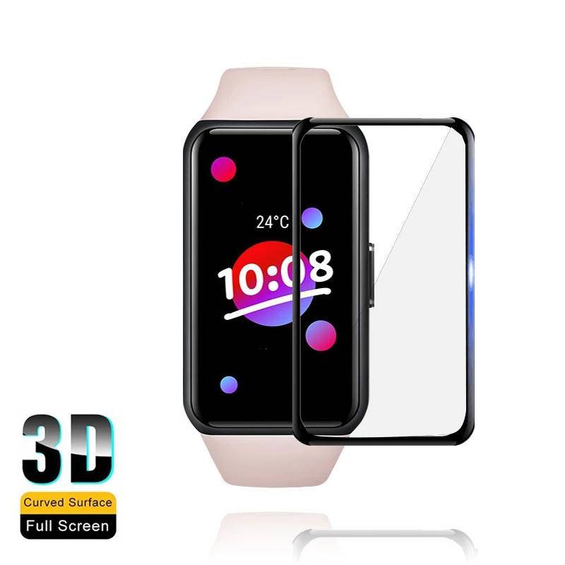 Film Pelindung Layar 3d Curved Untuk HUAWEI Honor band 6 5 4 Smart Watch 6 5 4 3 Pro