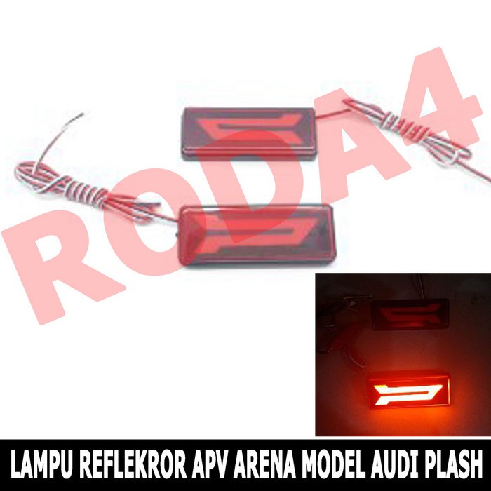 Lampu Reflektor Bumper LED Mobil APV Arena model AUDI FLASH