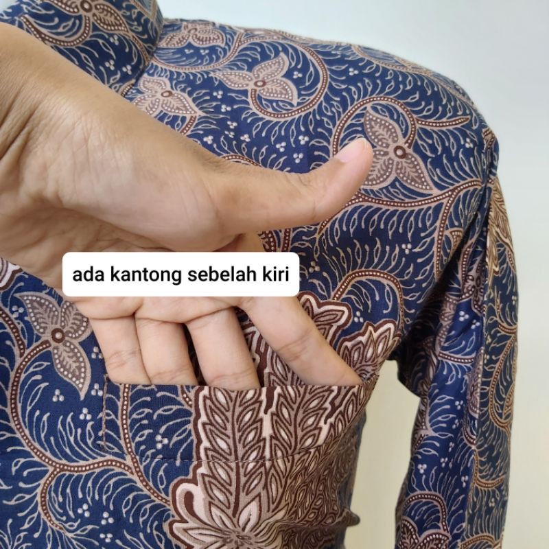 Batik Pria Panjang Lapis Furing Katun Primisima Kode BPF02