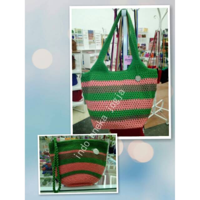 Tas dompet rajut dowa ayu shopper