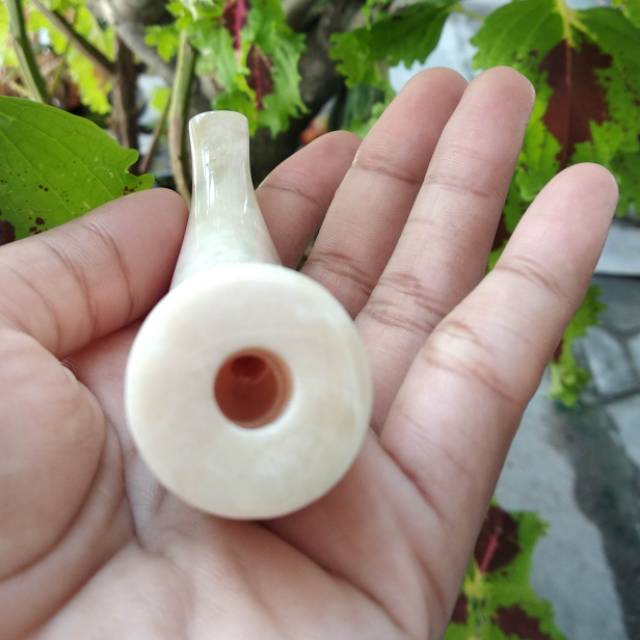 Pipa Once Cangklong TULANG IGA DUYUNG GADING JOMBO BESAR KRISTAL Terjamin Asli Termurah By Alficraft