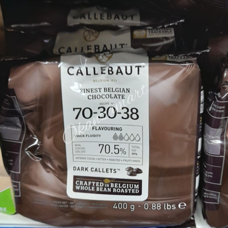 

Callebaut Dark Callets 70.5% 400gr