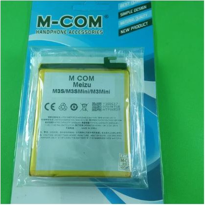 Battery Batre Baterai Mcom Meizu M3S - M3S Mini - M3 Mini - BT68 BT 68