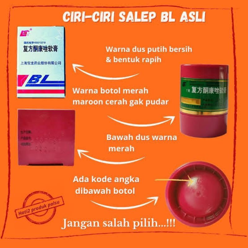 Salep BL ORIGINAL NON OTC Untuk Menghilangkan Jerawat Gatal Gatal Dan Flek Flek Hitam