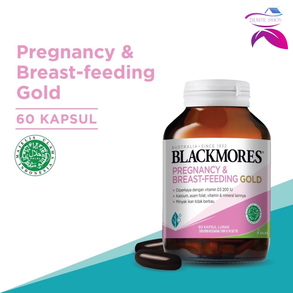 Blackmores Pregnancy &amp; Breast - Feeding Gold (120) / Multivitamin Ibu Hamil &amp; Menyusui