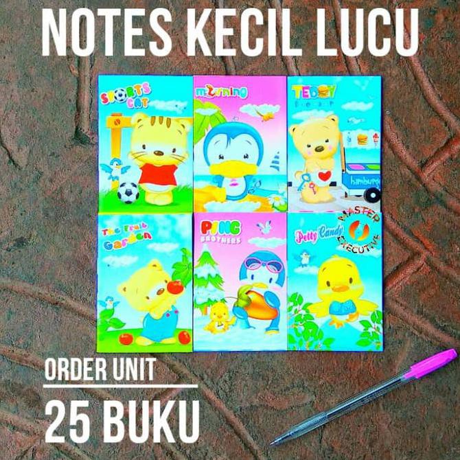 

Buku Notes ABD Kecil Lucu 14 Baris / 20 Lembar GRATIS ONGKIR