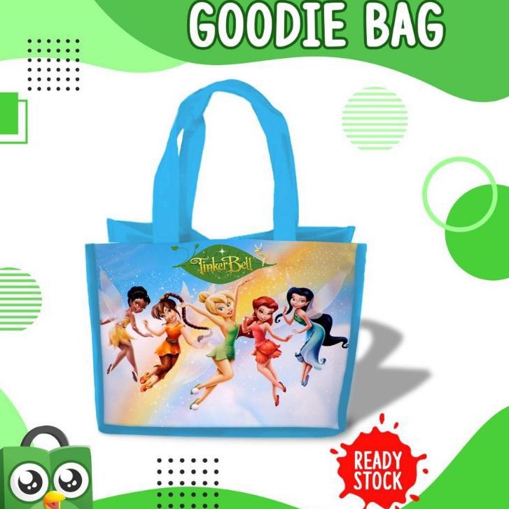 

Tas Goodie Bag Tinkerbell Souvenir Ultah Anak Custom Berkualitas