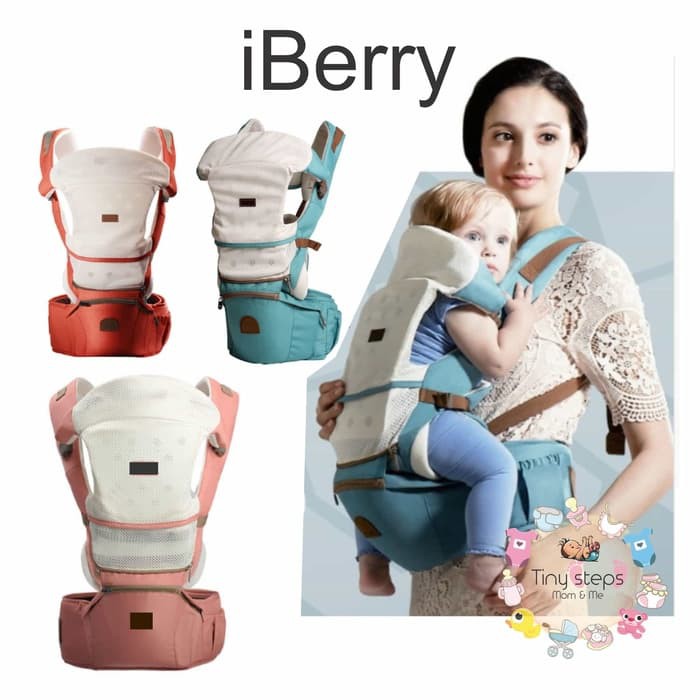 Makassar! Baby Carrier Hipseat / Gendongan Bayi IBerry Windsor 9 in 1