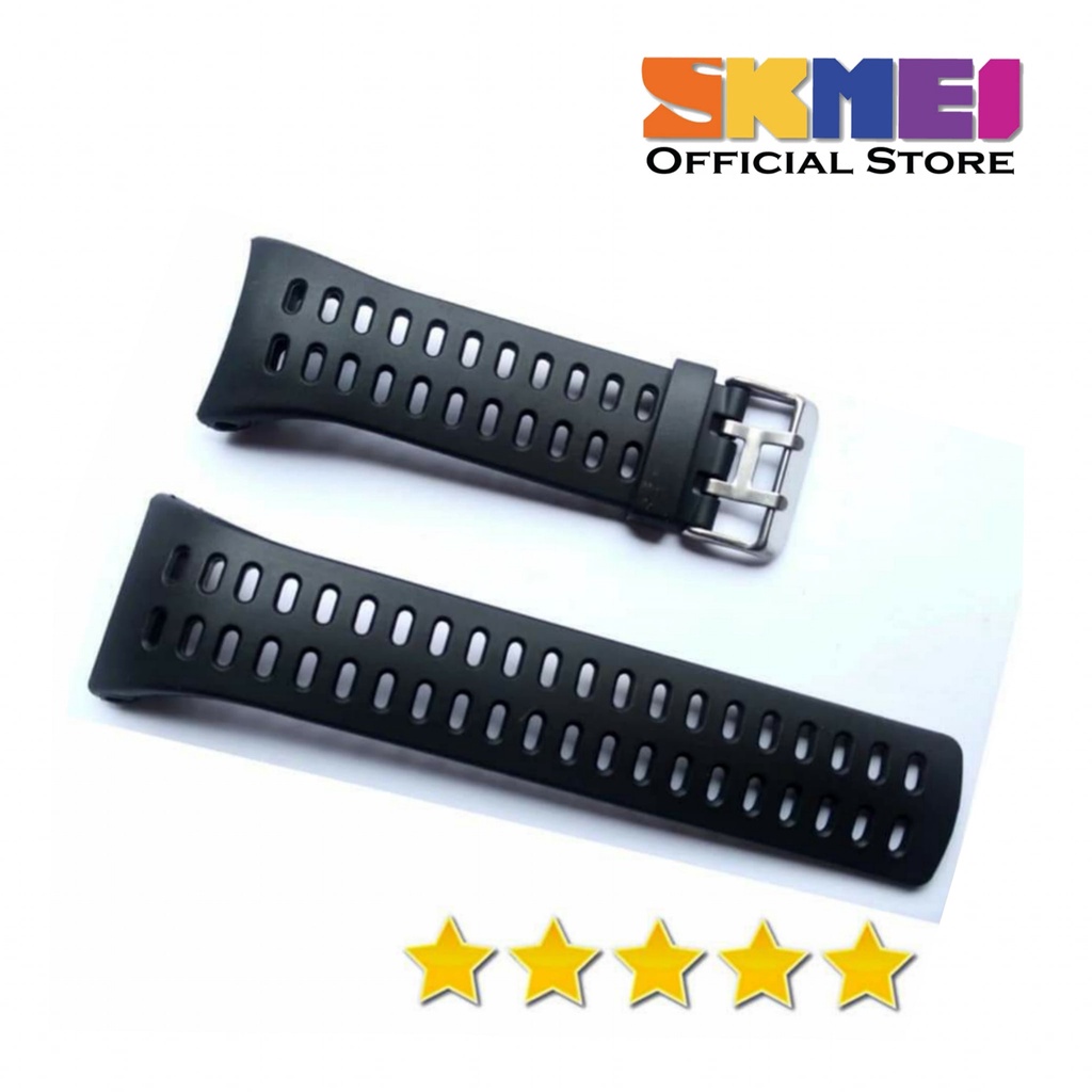 Strap tali jam tangan Skmei 1295 SKMEI 1295 Hitam skmei pedometer