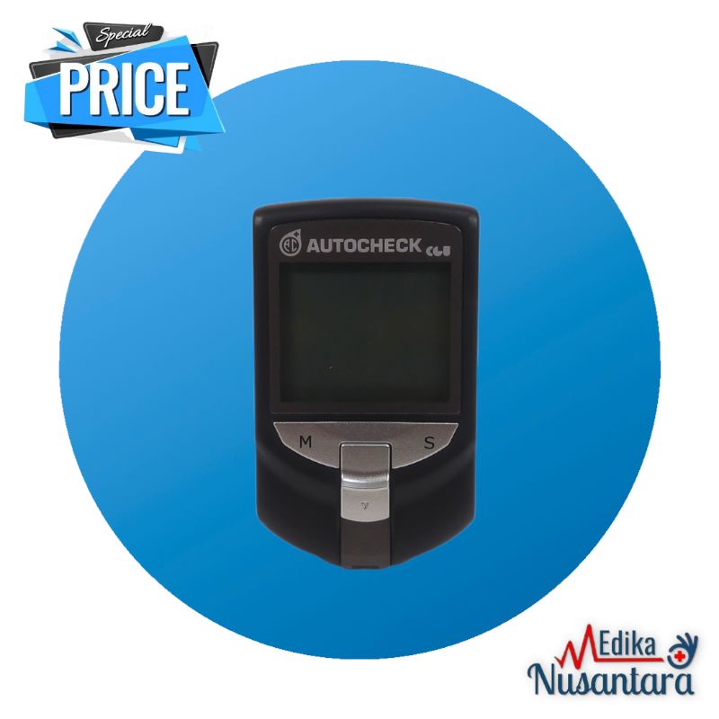 Multi Monitoring System GCU Autocheck 3 in 1 Cek Gula Darah , Asam Urat , Kolestrol
