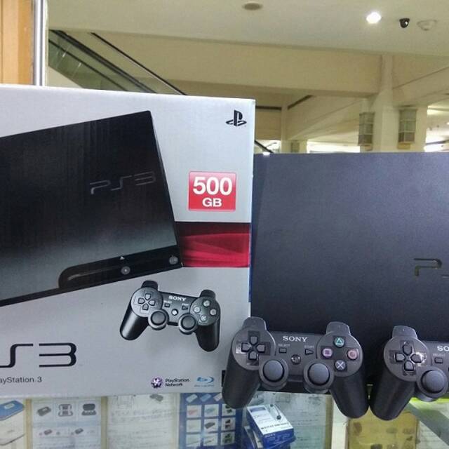 PS 3 slim hardisk 500gb murah