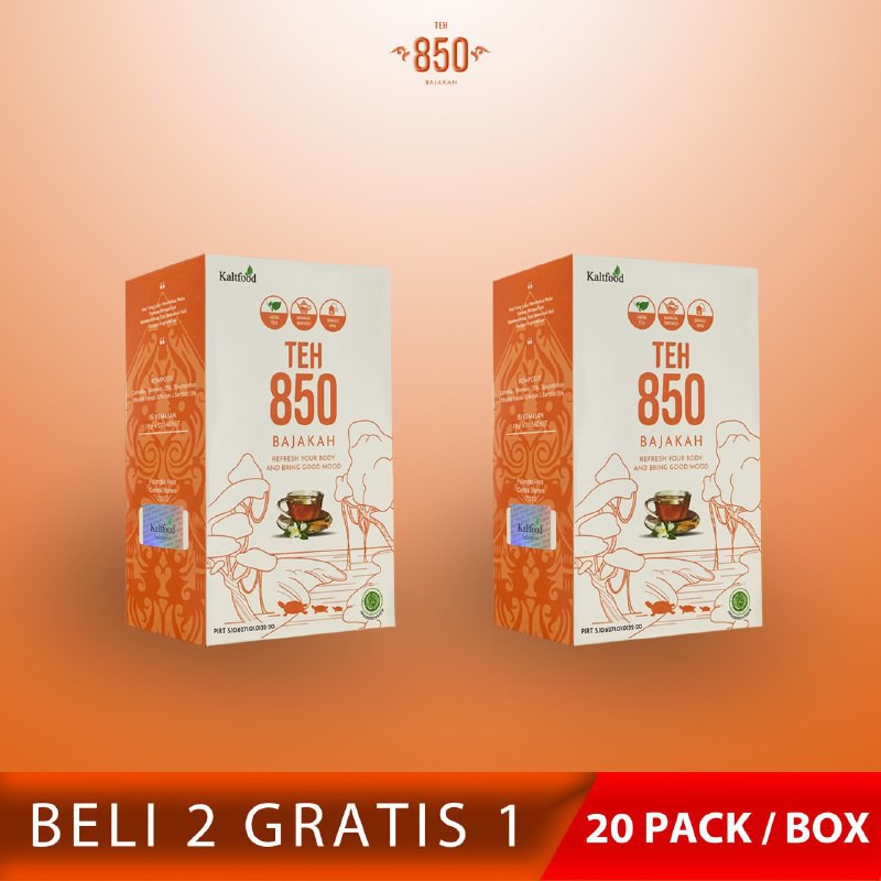 

Paket Beli 2 Gratis 1 Teh Bajakah Asli Kalimantan - Teh 850 Bajakah - Teh Bajakah Celup (3 BOX)