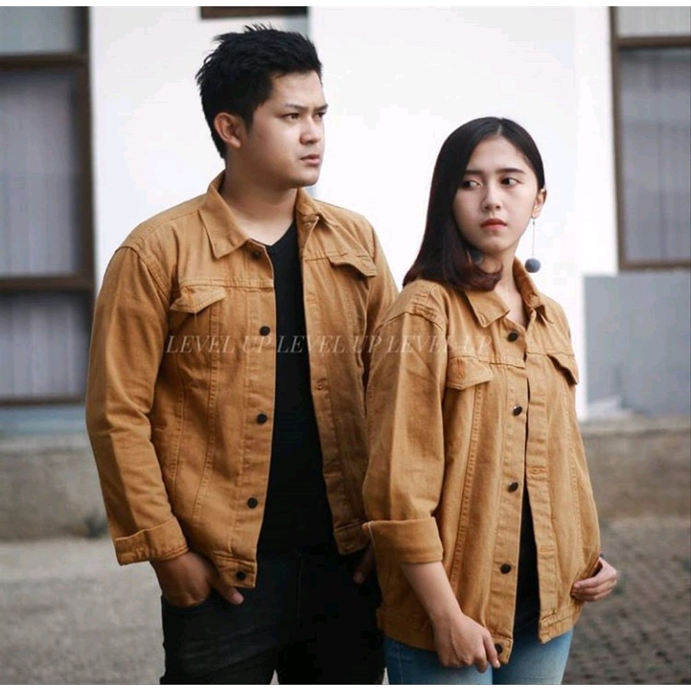 HARGA 2 PCS Jaket Jeans Couple / Jaket Couple Jeans Denim Pria &amp; Wanita