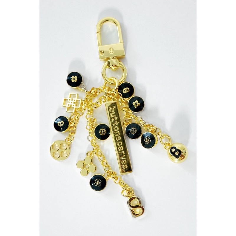 Monogram Bag and Key Holder (NEW) buttonscarves