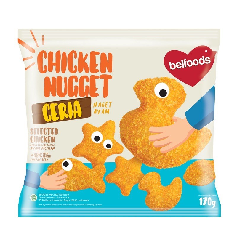 Nugget Ayam Belfoods Ceria 170gr