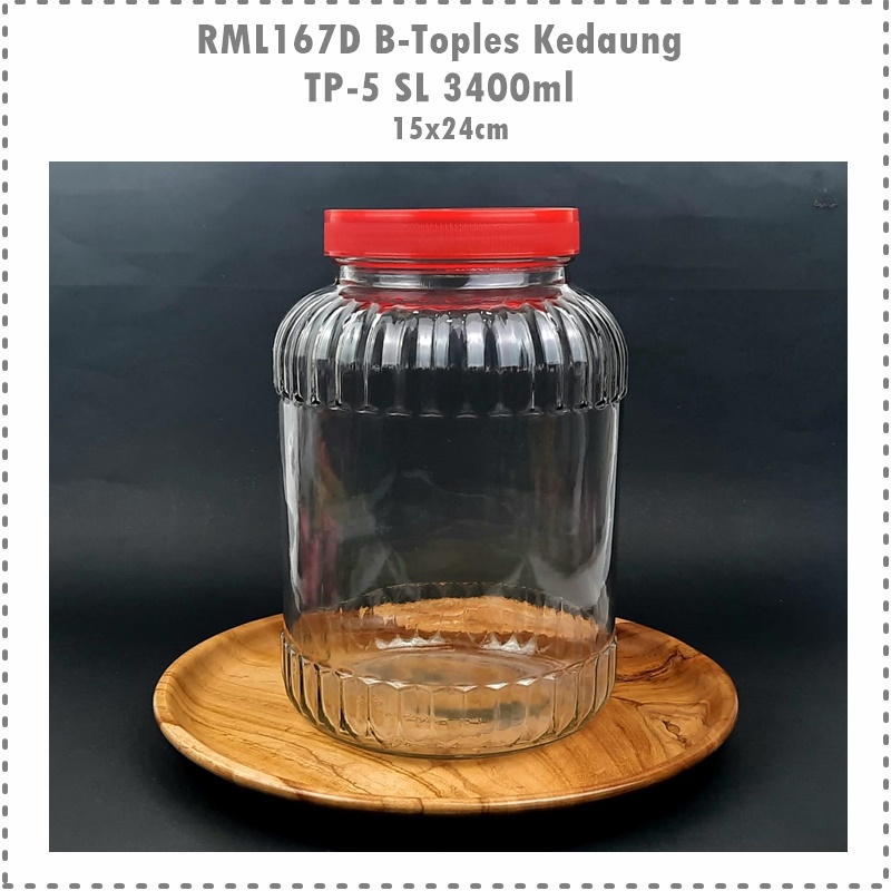 Toples Cendol/Toples Jadul/Toples Es Campur Kaca Kedaung TP-5 SL KIG 3400ml