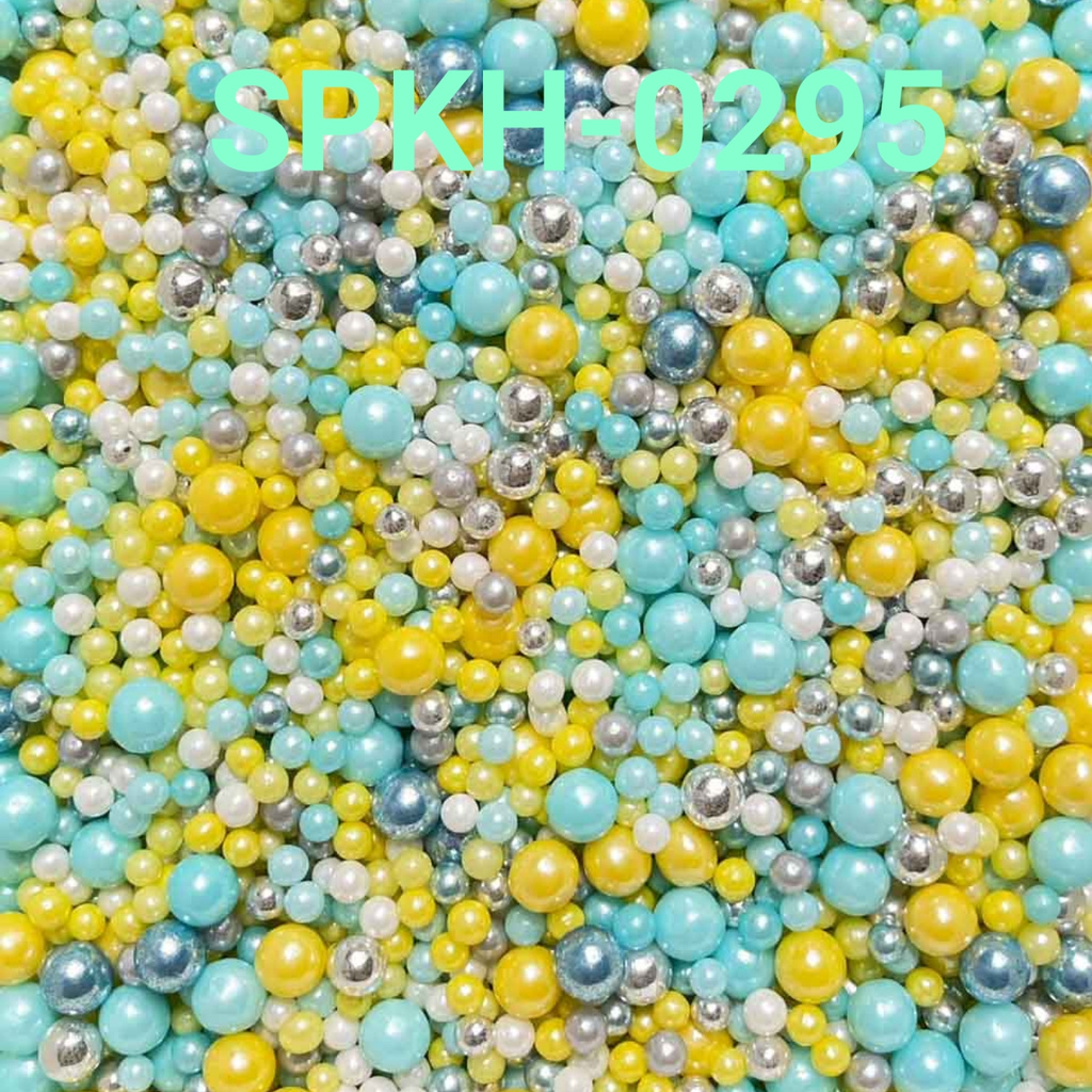 

SPKH-0295 YBB Sprinkles springkel 500gr mutiara mix kuning biru