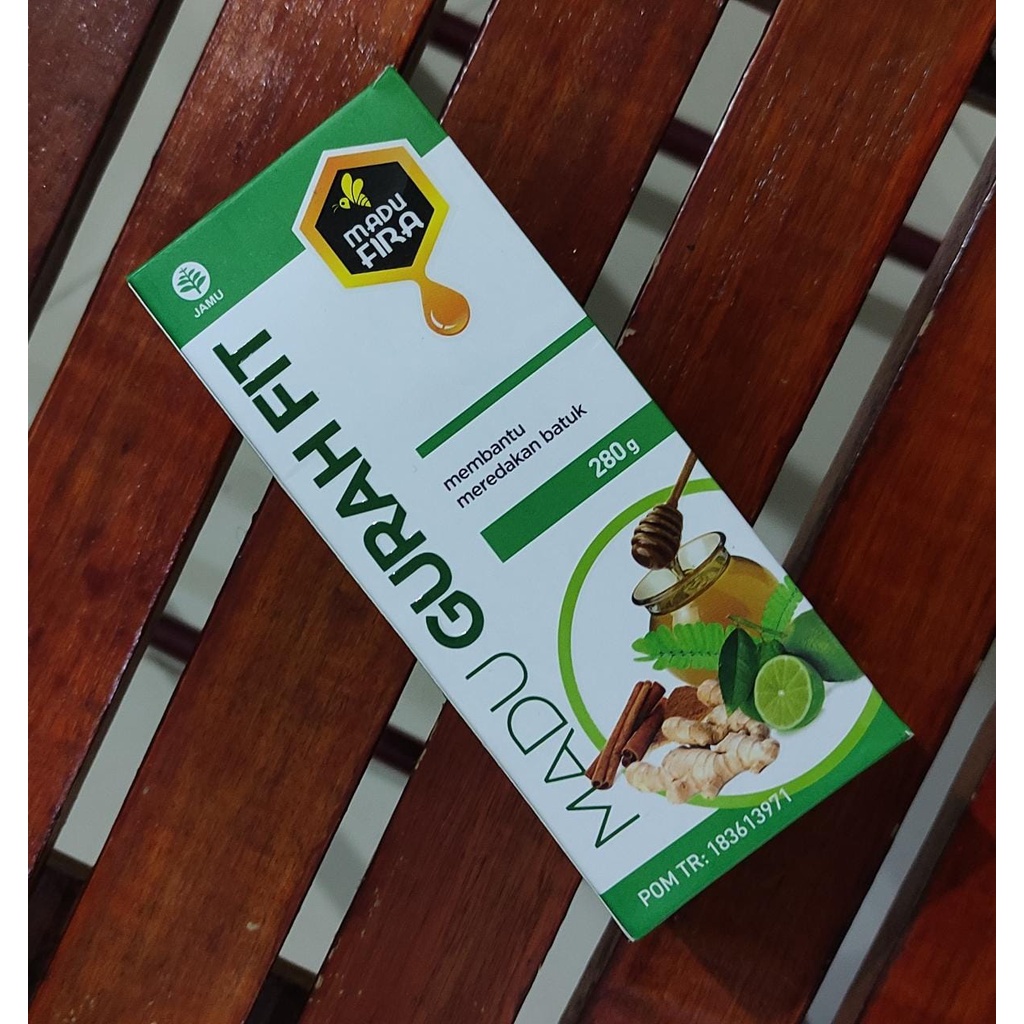 Madu Gurah Fit 280 Gram / Meredakan Batuk / Radang Tenggorokan / Melegakan Tenggorkan