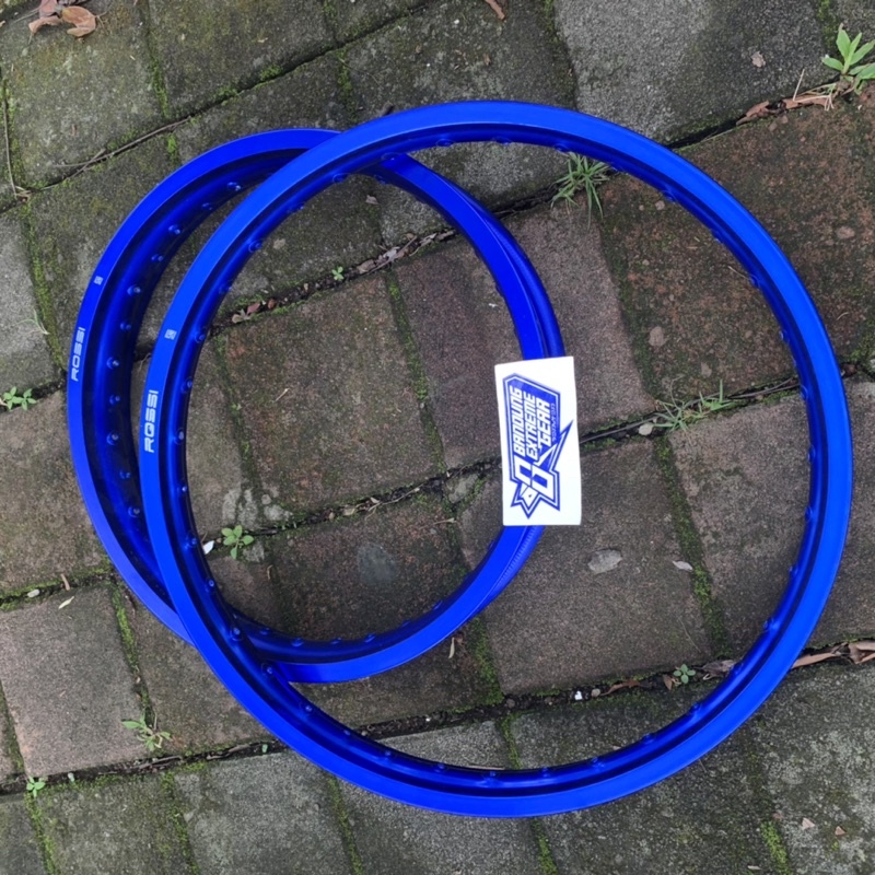 VELG ROSSI RING 21 18 BIRU TERLARIS UNTUK TRABAS