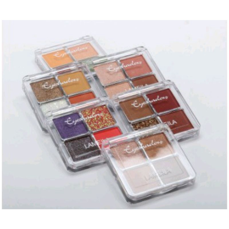 LAMEILA 3049 4 Color Avocado Eyeshadow Disk Matte Shimmer Fruit Eyeshadow Palette berkualitas