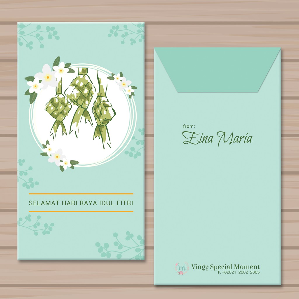 Download Desain Amplop Lebaran Lucu Word Nusagates