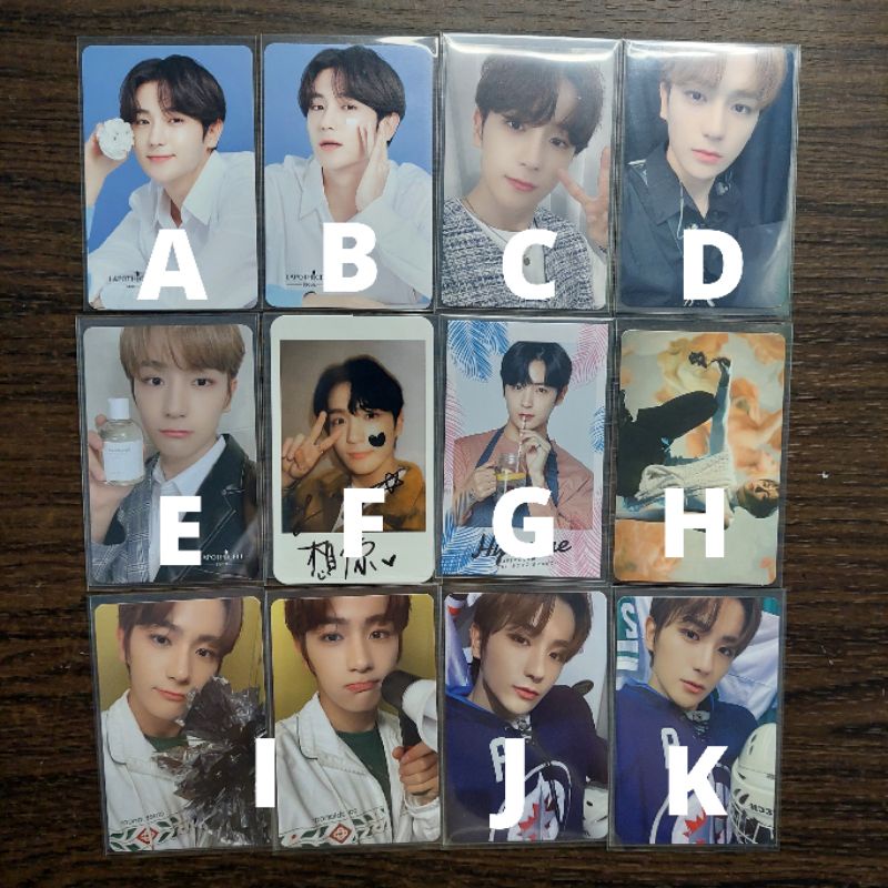 THE BOYZ HYUNJAE PHOTOCARD PC LAPO LAPOTHICELL POLA KNIGHT MAGZ POLA POCHA CAFE STICKER GENZ FANKIT 