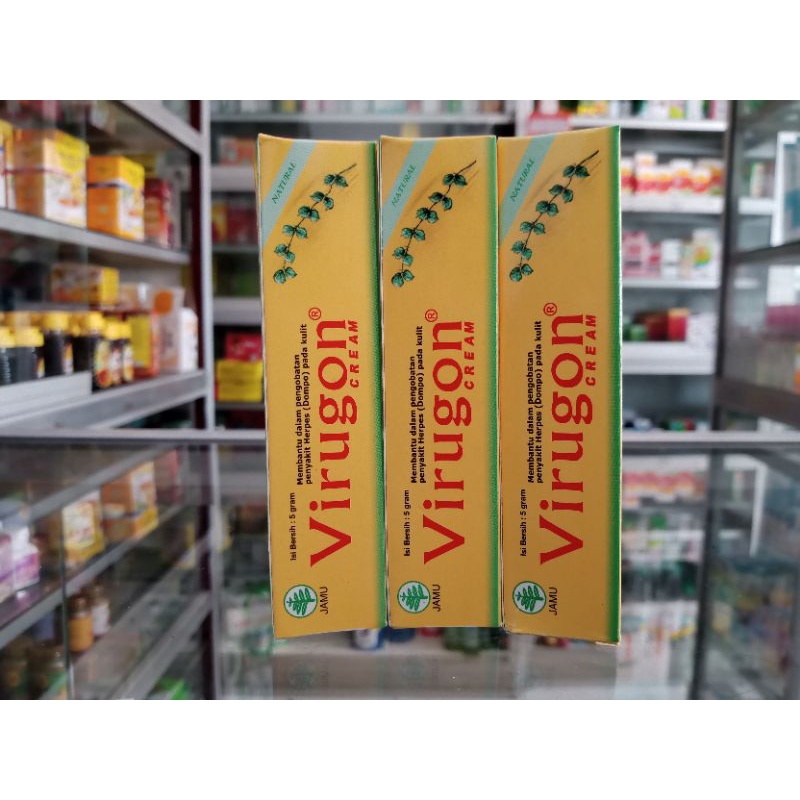 Virugon Cream 5gr | Salep Herpes [Dampo]