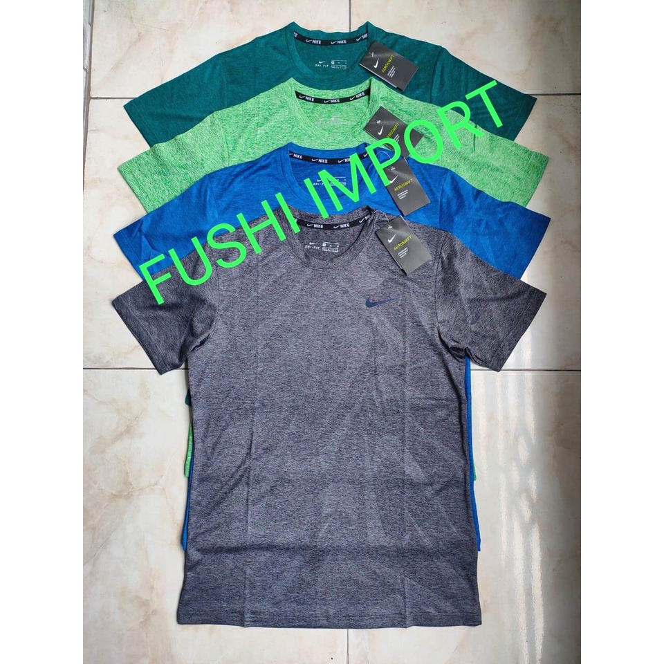 HQ KAOS RUNNING 18233# POLO KAOS OLAHRAGA KAOS PRIA IMPORT  / POLO KAOS DRYFIT PRIA ADEM DINGIN