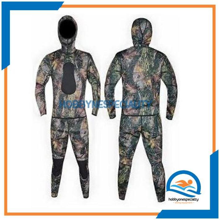 Wetsuit Camouflase Neoprene 2 Pieces / Freedive / Spearfishing