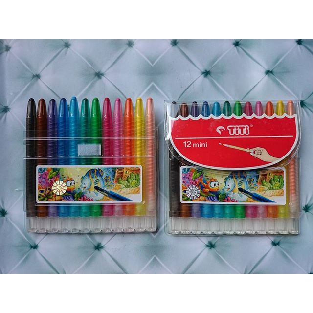 

Crayon Putar Titi /Joyko 12W Pendek ( Isi 3 set )