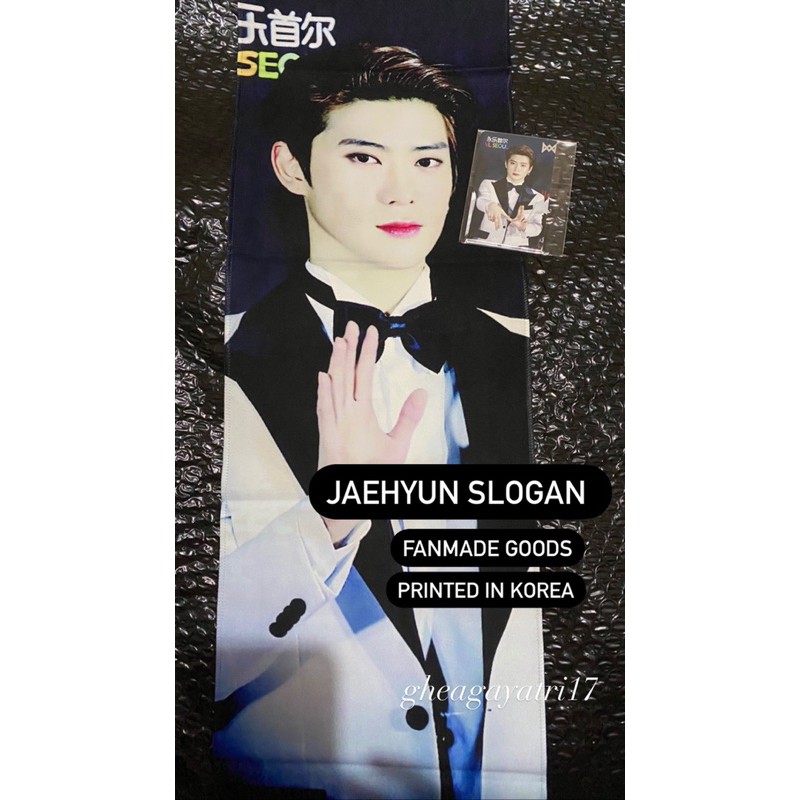 NCT 127 JAEHYUN SLOGAN - FANMADE SELLKOR GOODS
