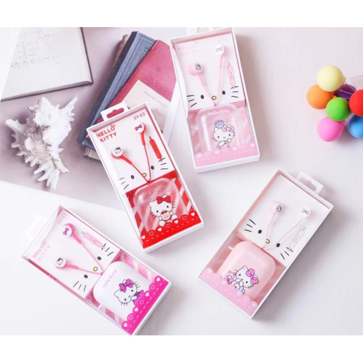 [XY-58] / [XY-62] Headset Karakter Kartun Lucu / Wadah Earphone Gambar Kartun Karakter / Earphone Tema Animasi Kartun