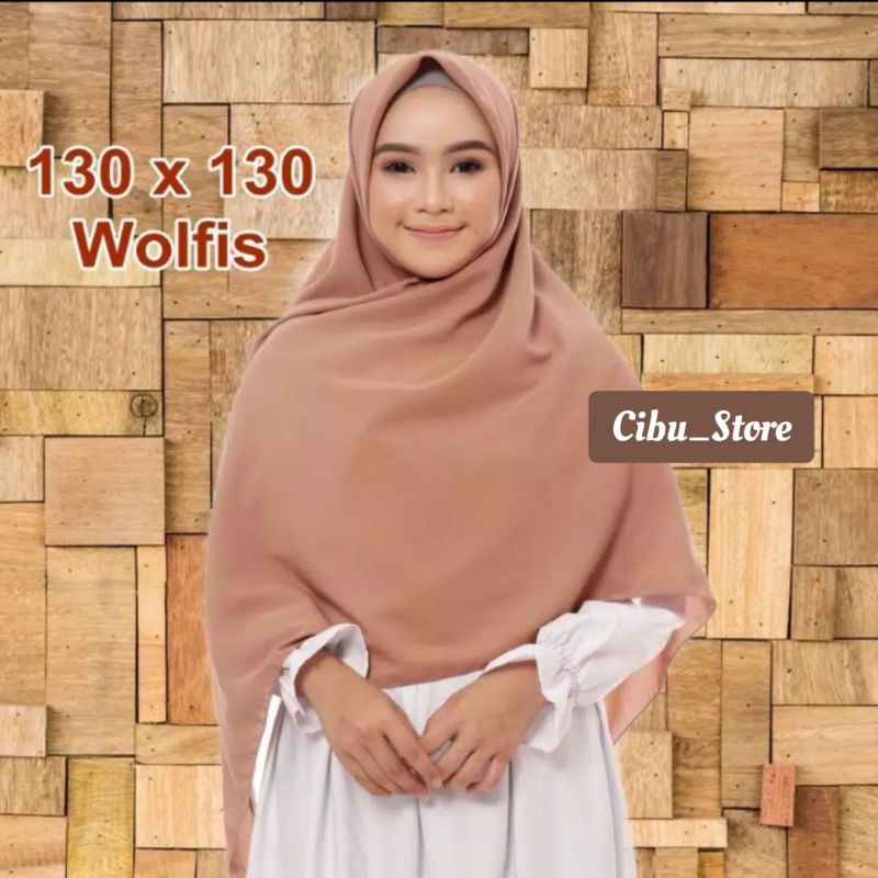Jilbab Segi Empat Jumbo
