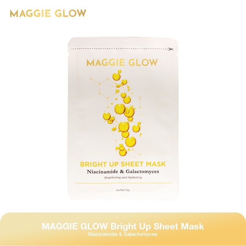 MAGGIE Glow Sheet Mask | Masker Wajah Tissue by AILIN