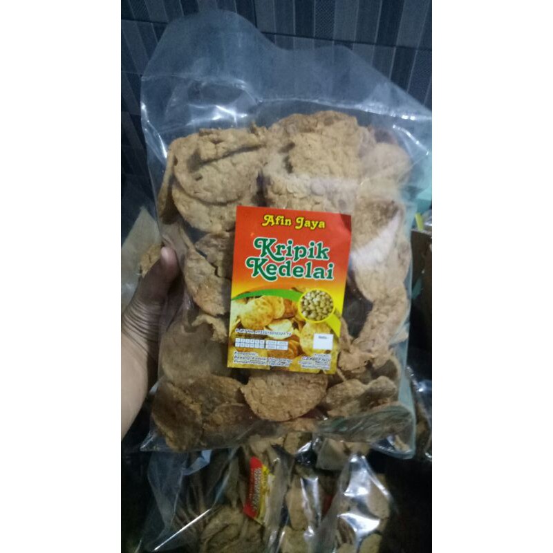 

Keripik Kedelai Afin Jaya 500 gram (1/2 kg)