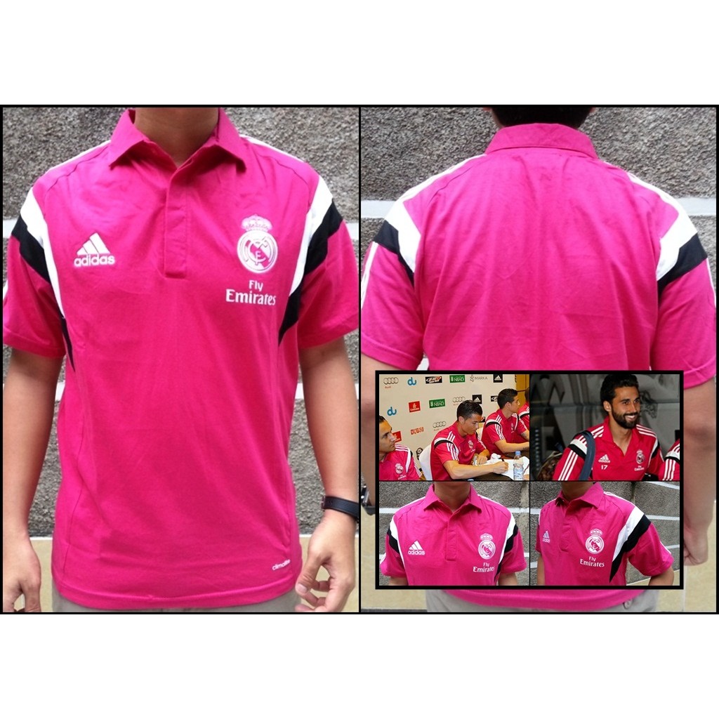 Polo Shirt GO REAL MADRID Pink 2014/2015