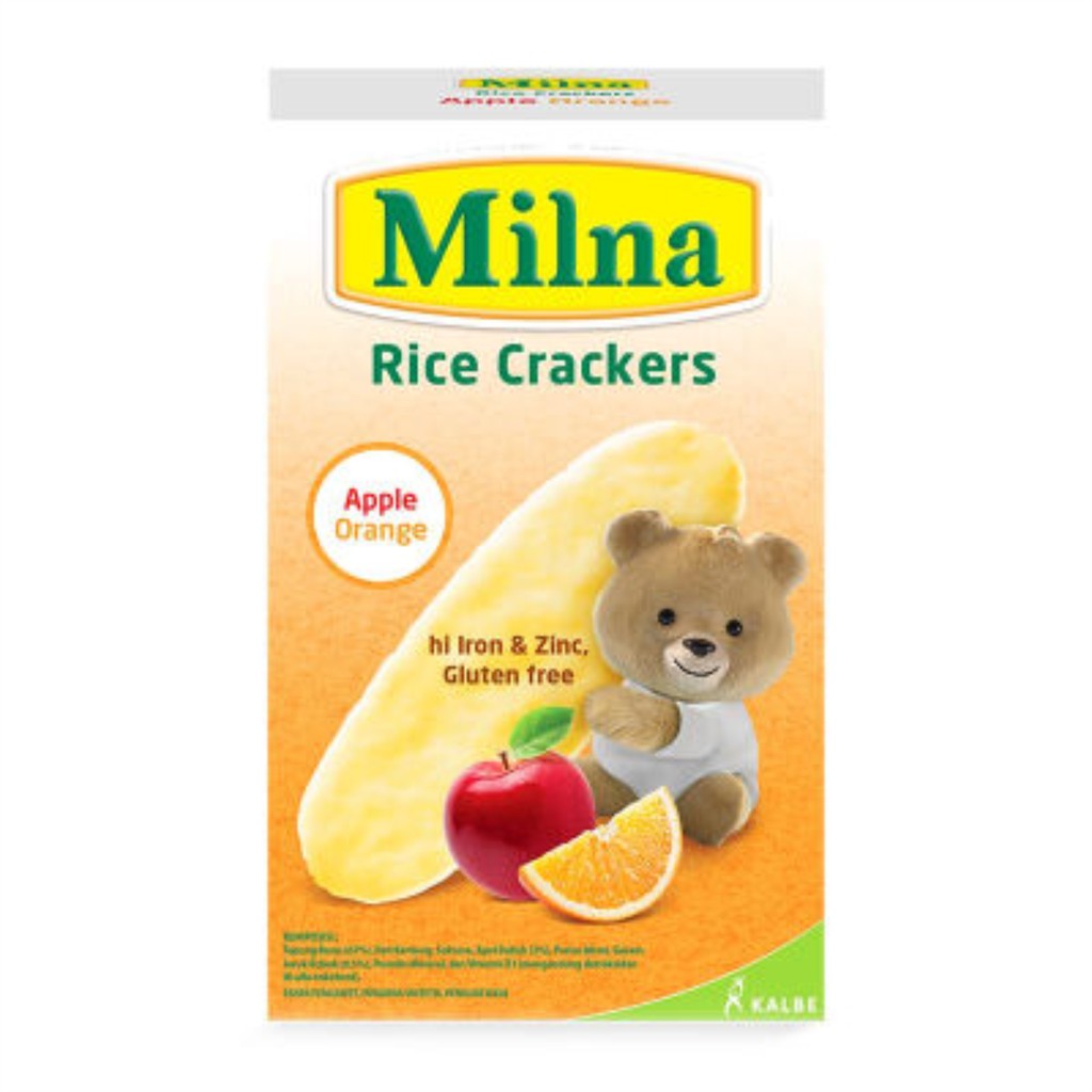 

MILNA 8+ Rice Crackers Apple Orange Box - 20gr