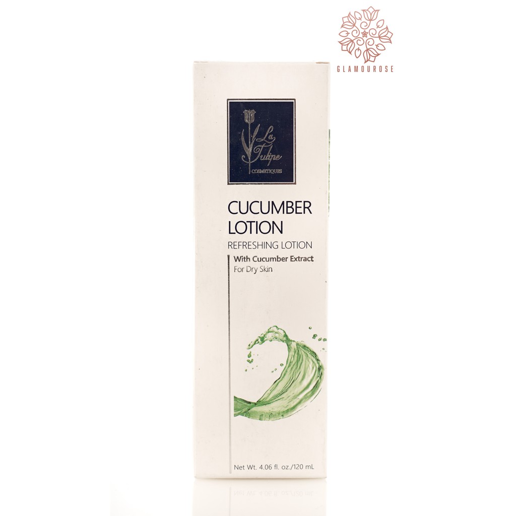 La Tulipe Cosmetiques Cucumber Lotion Refreshing Lotion For Dry Skin 120ml