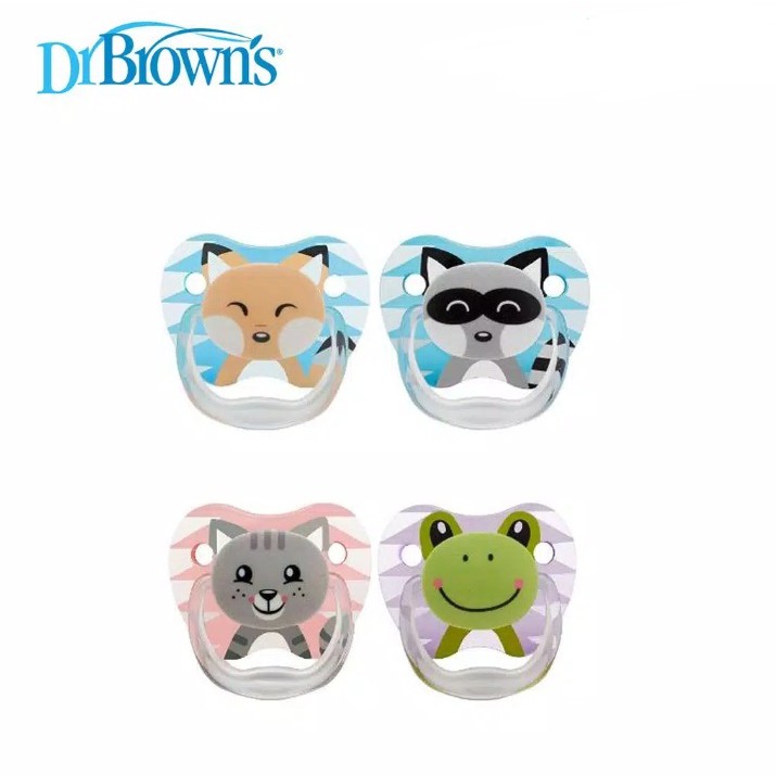 Dr Brown's Prevent Pacifier Silicone 0 - 6 &amp; 6 - 18 months