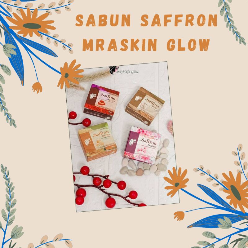 Sabun Saffron - Sabun Mraskin glow Saffron - Sabun pemutih