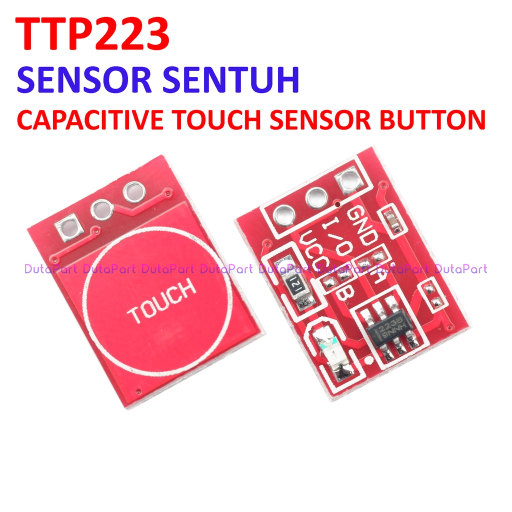 TTP223 Sensor Sentuh Capacitive Touch Sensor Button 1 Channel Module