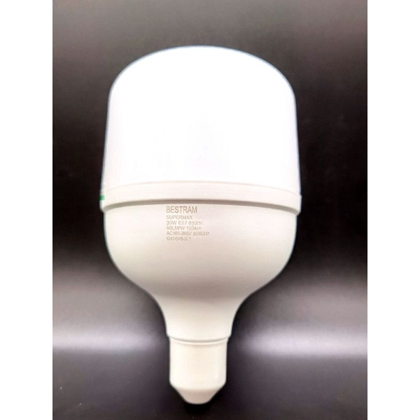 Lampu Led 30w Bestram Supermax, warna cahaya putih 6500K, garansi 1 tahun