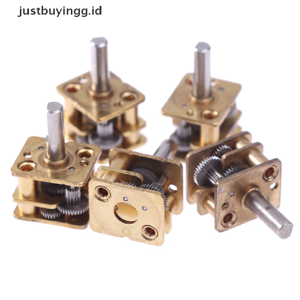 (Justbuyingg.Id) 5pcs Gearbox Reduksi N20 Bahan Metal Diy N20