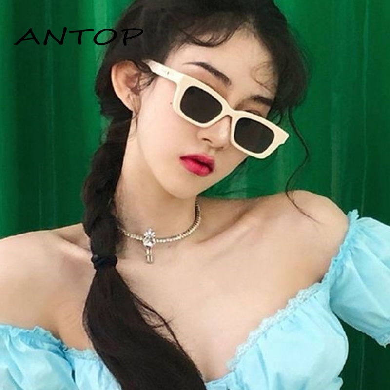 Korea Fashion Gm Kacamata Wanita Anti UV Frame Kacamata Dewasa Unisex ANTOP