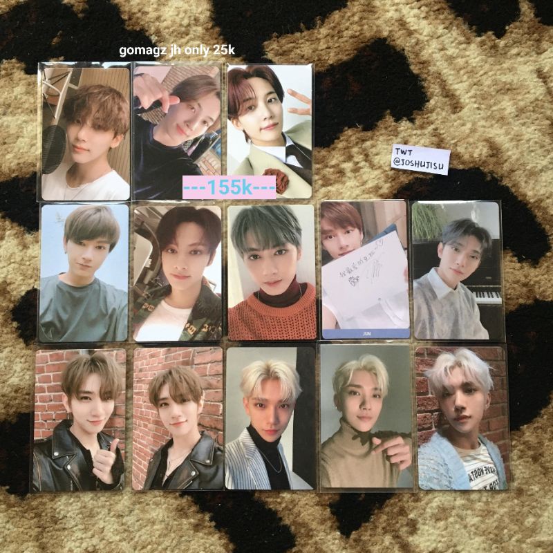 seventeen jeonghan joshua dvd incomplete gomagz black an ode gengmo