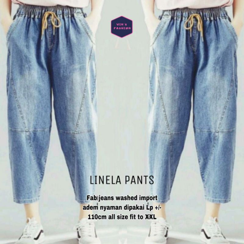 HITO PANTS CELANA BOYFRIEND JEANS ORI BY QAISARA