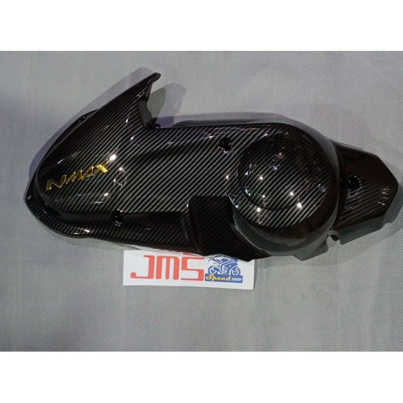 cover tutup carbon karbon cvt yamaha nmax old ada logo emblem nmax gold zoro