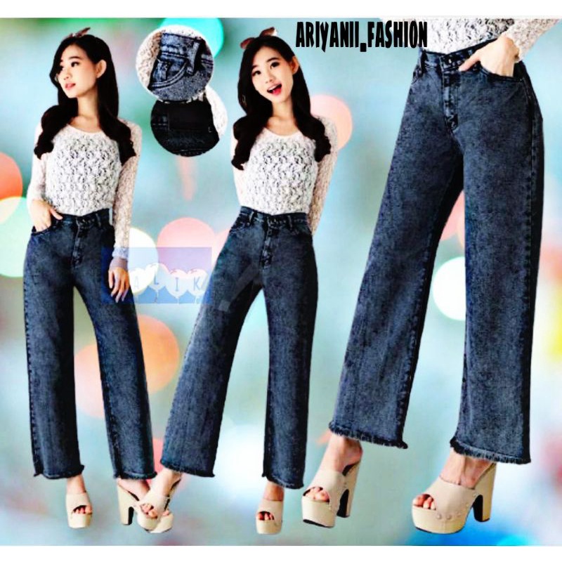 KULOT JEANS WANITA RAWIS