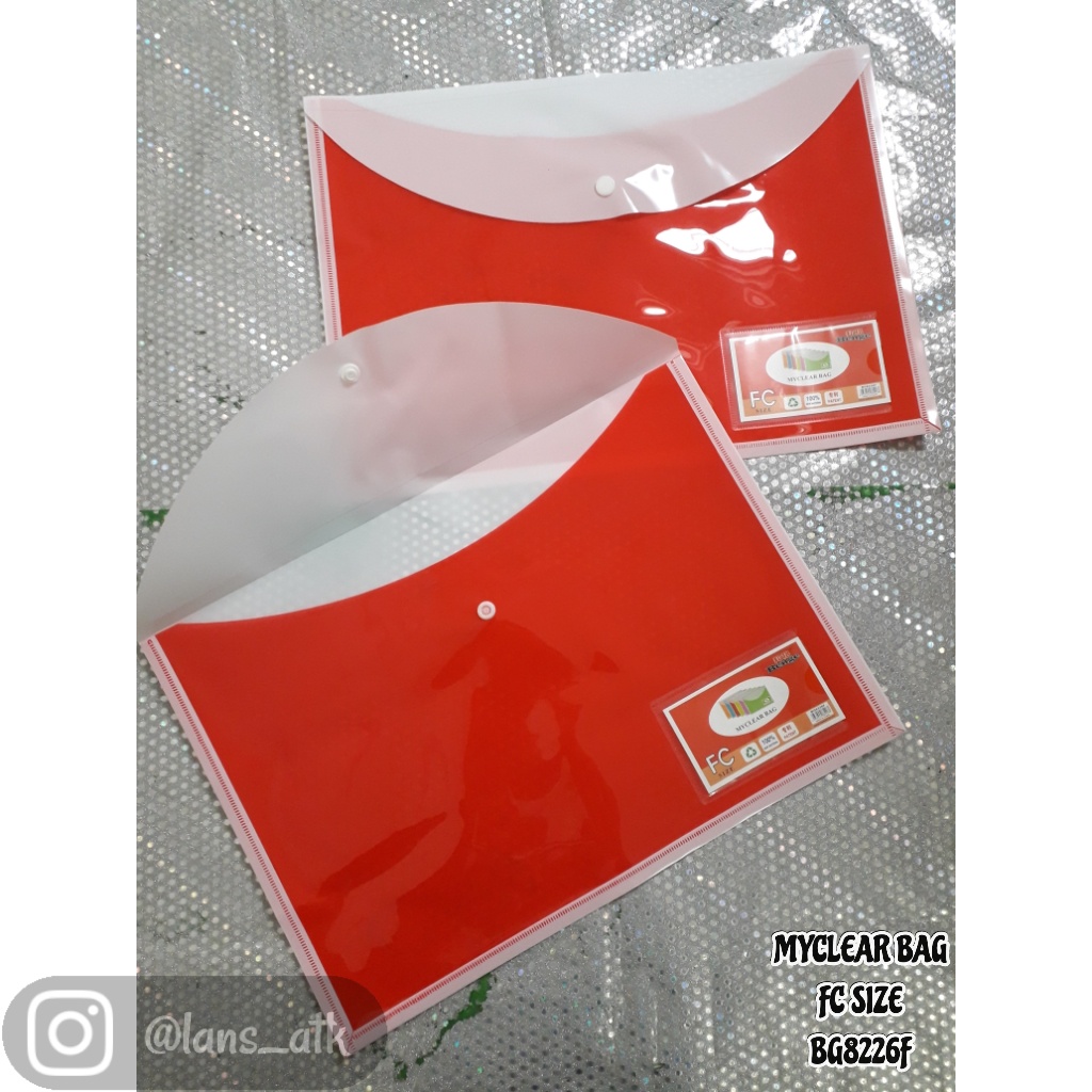 

MY CLEAR BAG BENGE FC SIZE / MAP KANCING FOLIO BENGE BG8226F