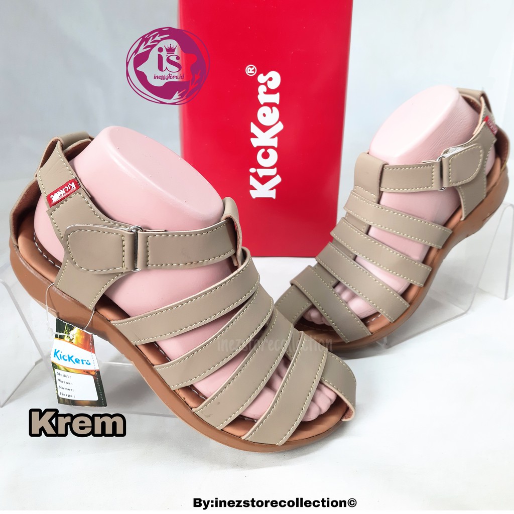 SANDAL WANITA TALI TERBARU KICKERS  KODE MR03 MURAH PREMIUM